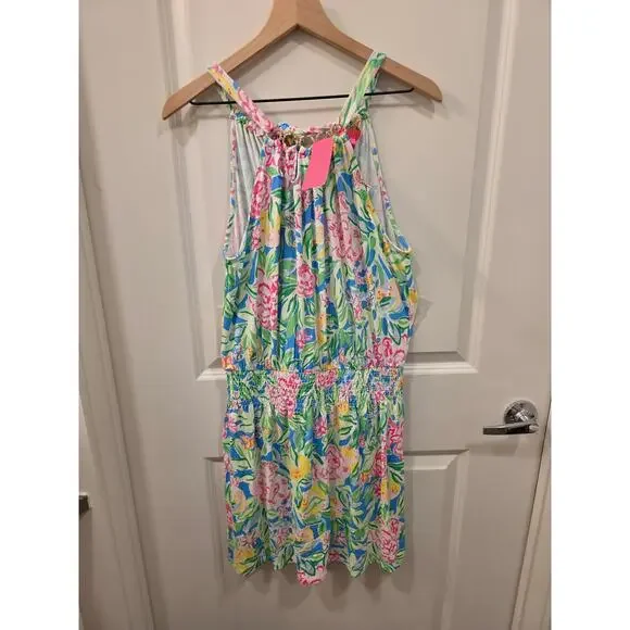 Lilly Pulitzer Shirelle skirted romper grove garden - Picture 7 of 9
